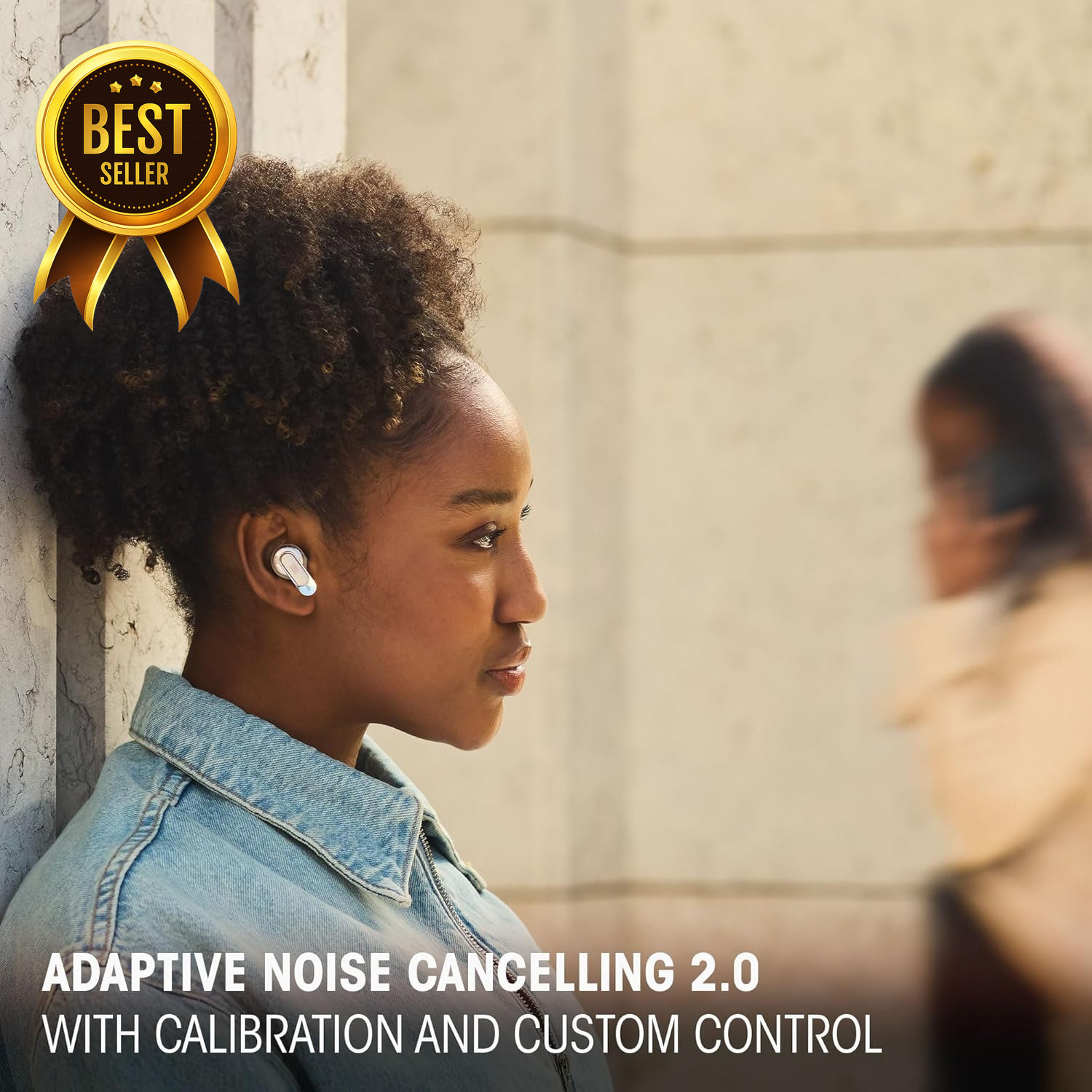 True Wireless Noise Cancelling Earbuds Smart Charging Case Spatial 360 Sound Lat