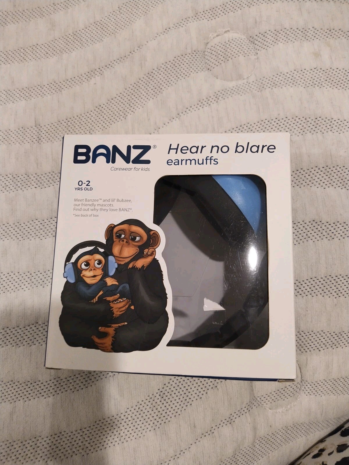 Baby Headphones Earmuffs Banz Color Blue 0-2 Years Old