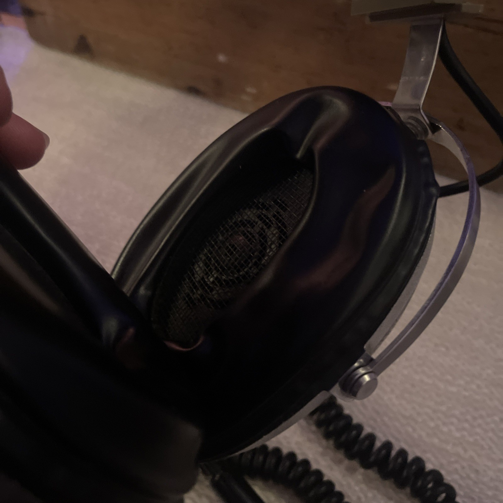 TESTED Vintage Koss Pro 4AA Headphones Studio Monitor Coiled Cable VTG