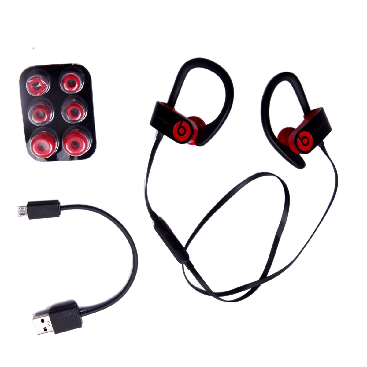 Beats by Dr. Dre Powerbeats3 In-Ear Earbuds Wireless Headphones Red