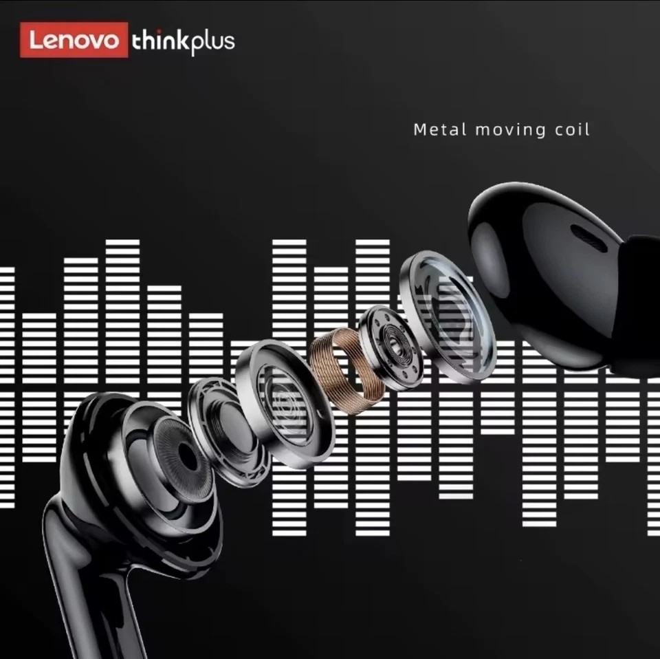 Lenovo Thinkplus XT88 Bluetooth Wireless Earbuds Dual Mic HiFi Bass Earphones