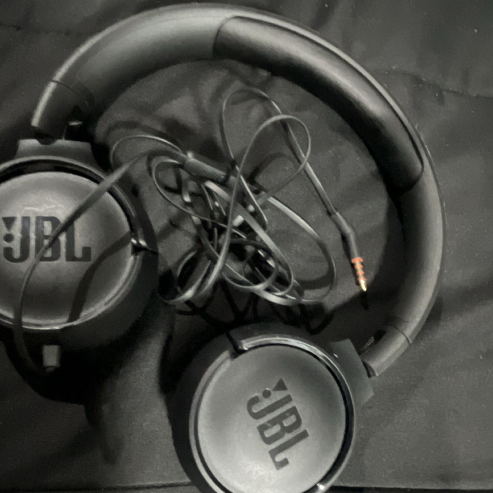JBL Wired On-Ear Headphones Black 3.5mm 40mm Drivers 3ft Adjustable Band