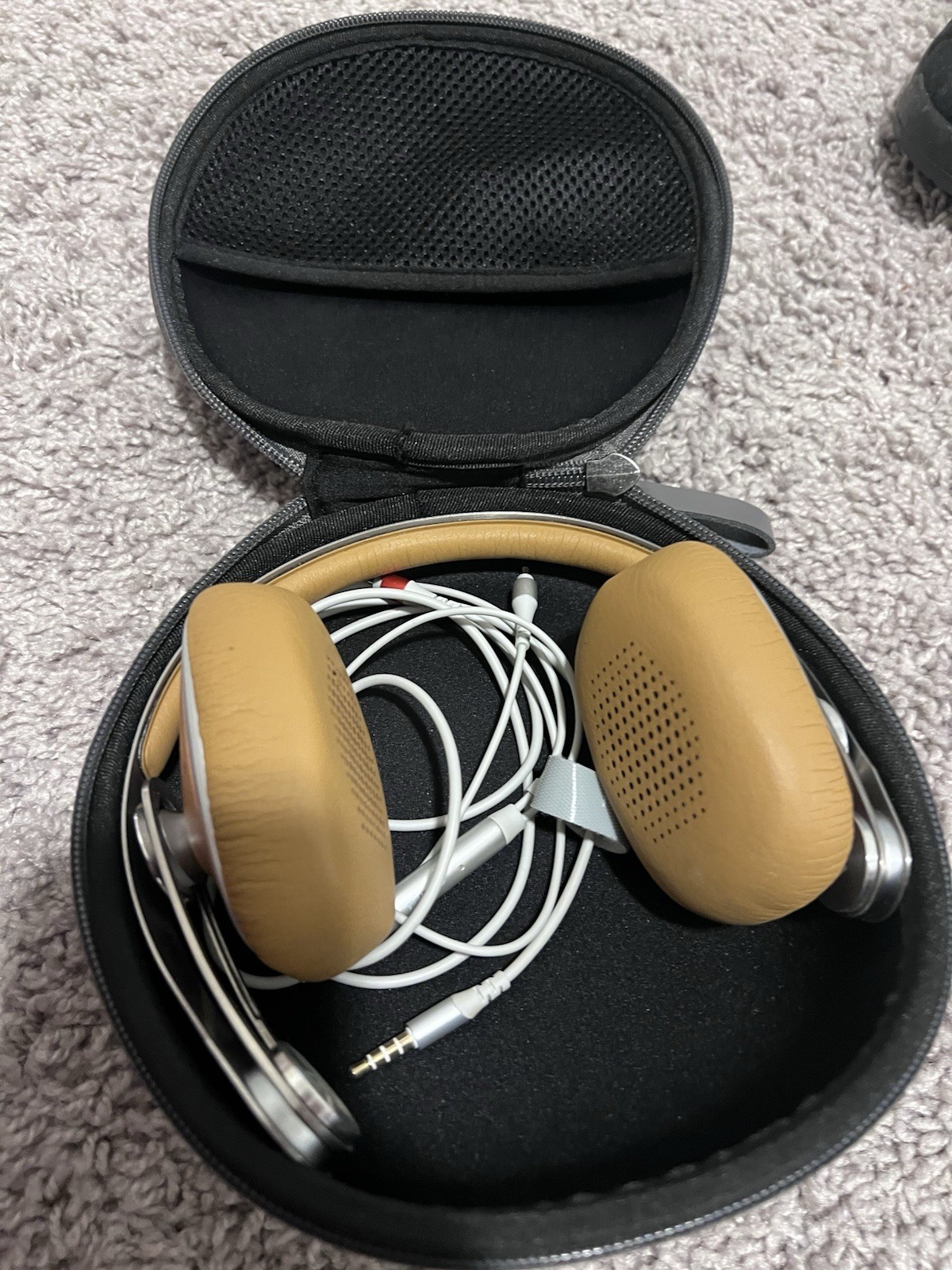 Moshi Avanti Headphones – Premium Leather & Aluminum Design, Great Condition
