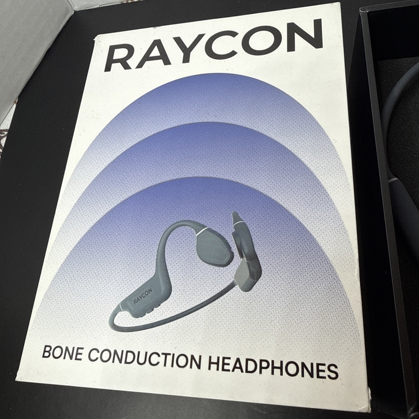 Raycon Bone Conduction Headphones (Gray) Model # RBB842