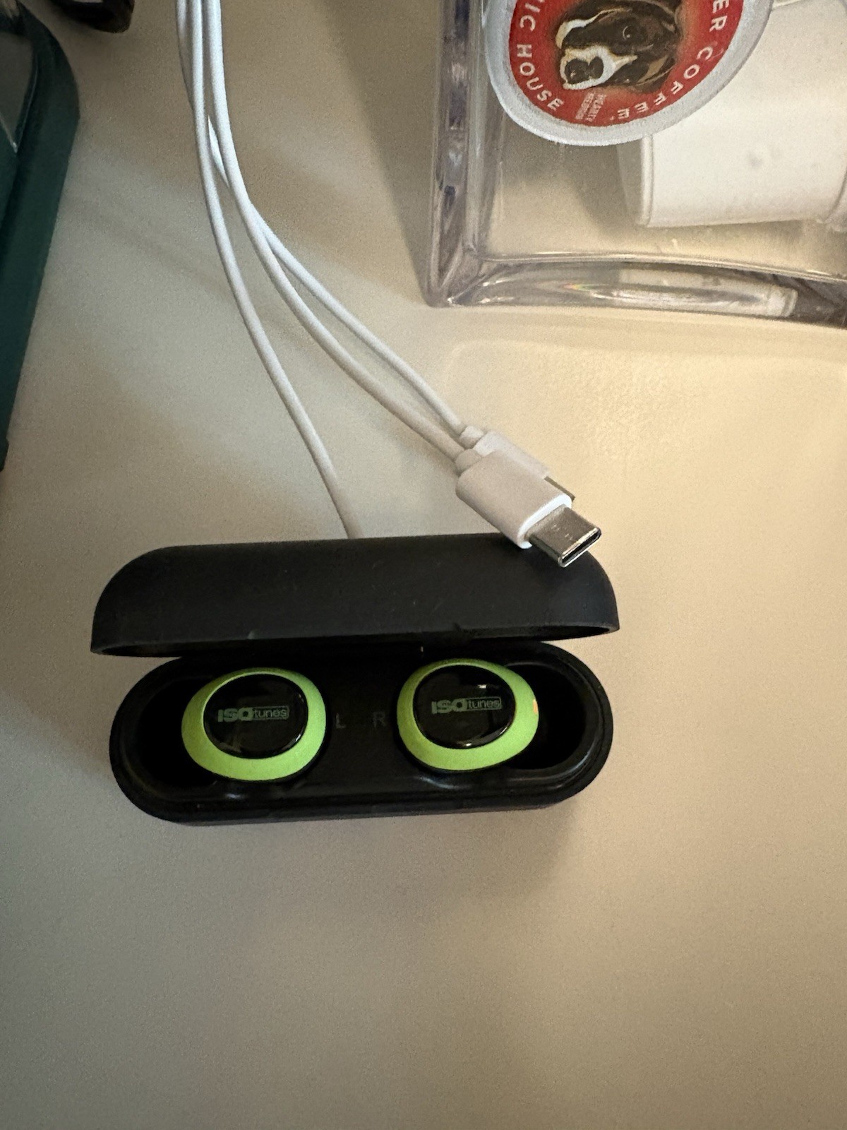 ISOtunes IT-73 Free 2.0 True Wireless Bluetooth In-Ear Earbuds Black/Green