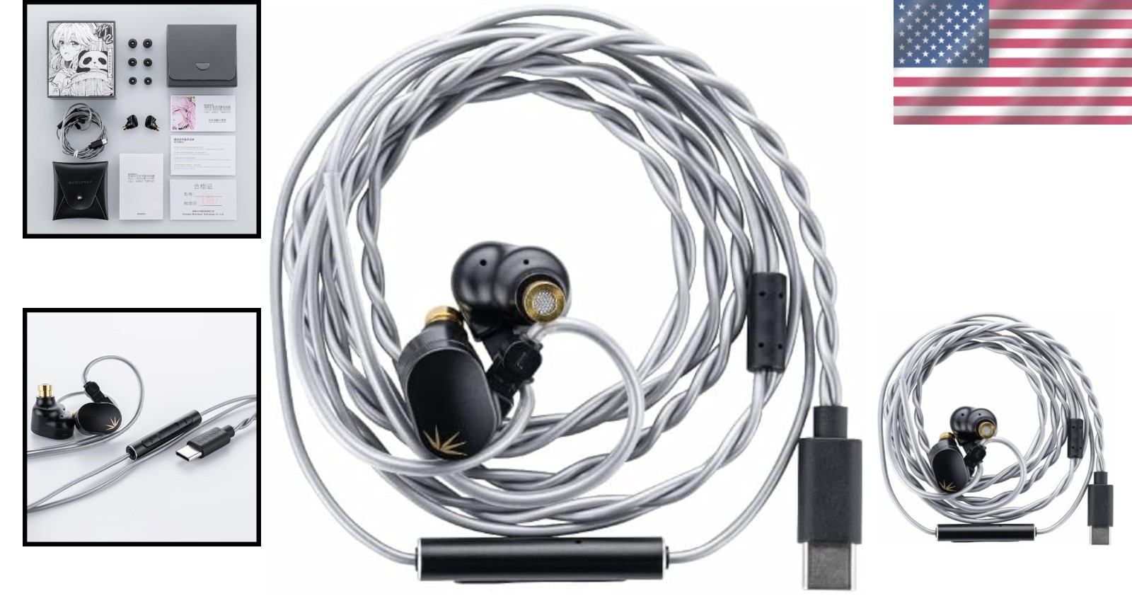 Noise-Isolating CHU II DSP Dynamic Driver Headphones – USB-C & Touch Control