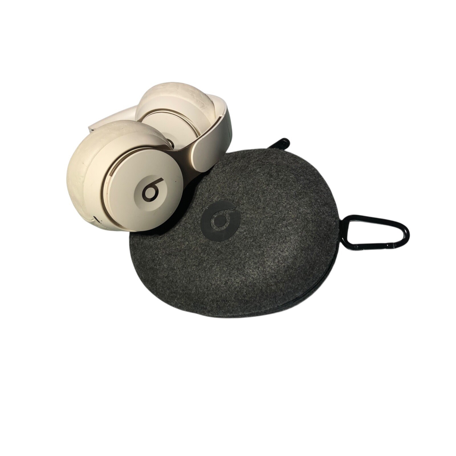 Beats Solo Pro Wireless NC On Ear Headphones Ivory W/Case