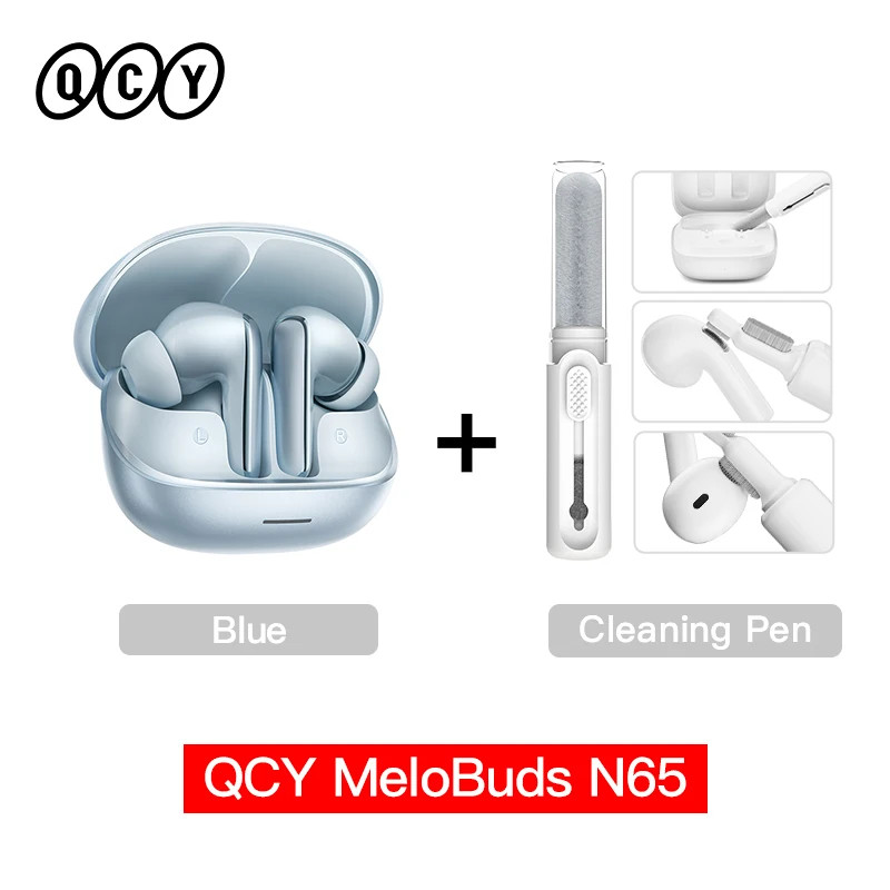 QCY HT21 Wireless Earphones Melobuds N65 -60dB AI Adaptive ANC Earbuds Bluetooth