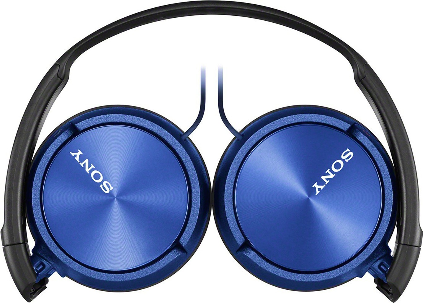SONY MDR-ZX310AP, 30mm Driver and Foldable Design Wired Headset Blue,