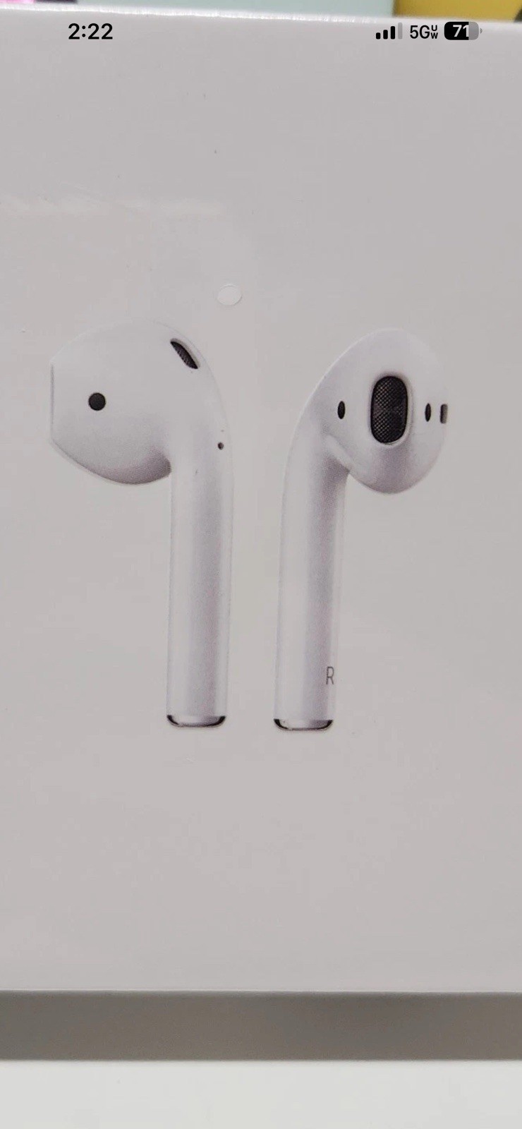 Apple AirPods Wireless Charging Case White Bluetooth In-Ear Wireless Earbuds