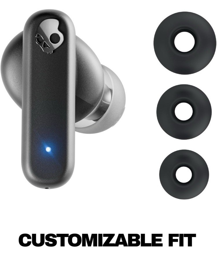 Skullcandy Smokin Buds Wireless Earbuds Bluetooth Headphones Preppy Sage A9