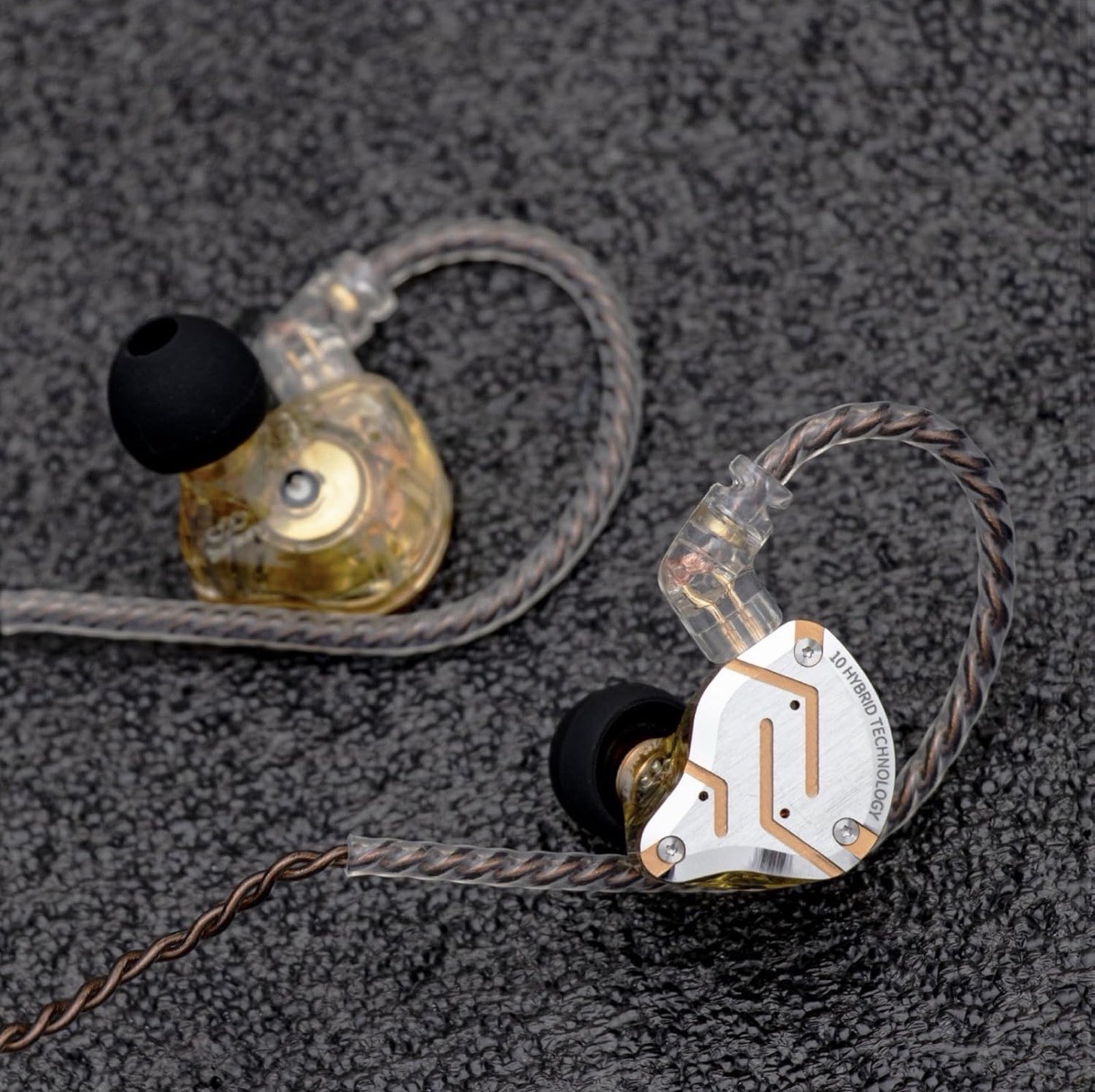 Glare Yellow Wired Noise Cancelling Gaming Earbud and In-Ear with Stainless Stee