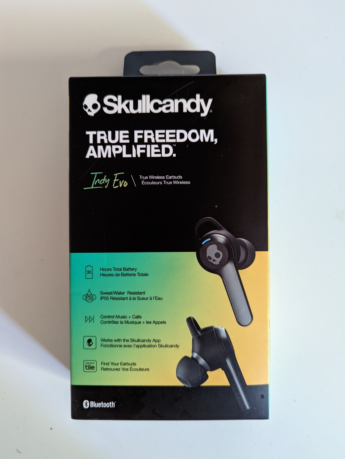 Skullcandy Indy Evo True Wireless In-Ear Earbud – True Black