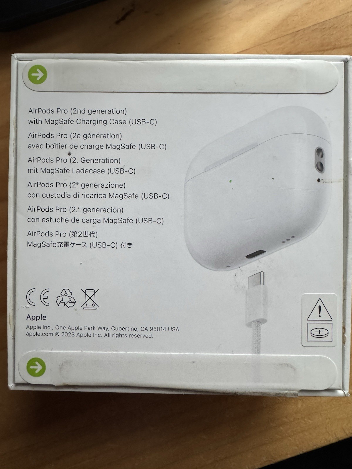 NEW Apple AirPods Pro (2nd Gen) ANC Earbuds w/ MagSafe USB-C Case, White