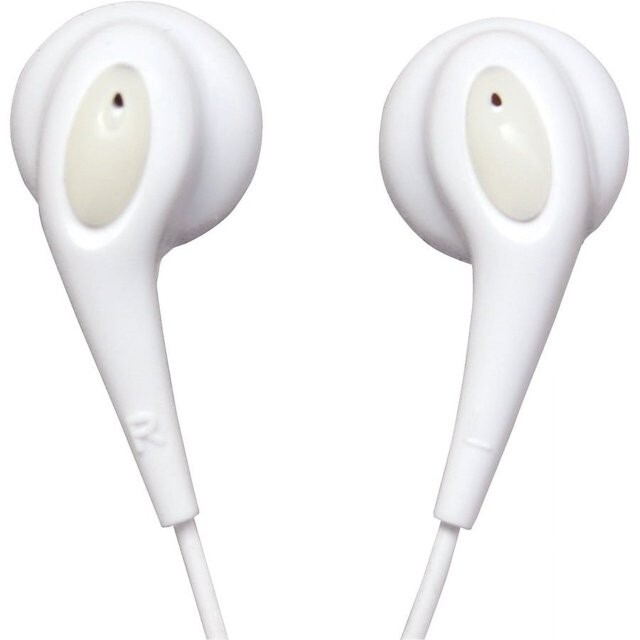 NAXA Electronics NE-925 WHITE JELLEEZE Hi-Fi Super Bass Digital Stereo Earphones