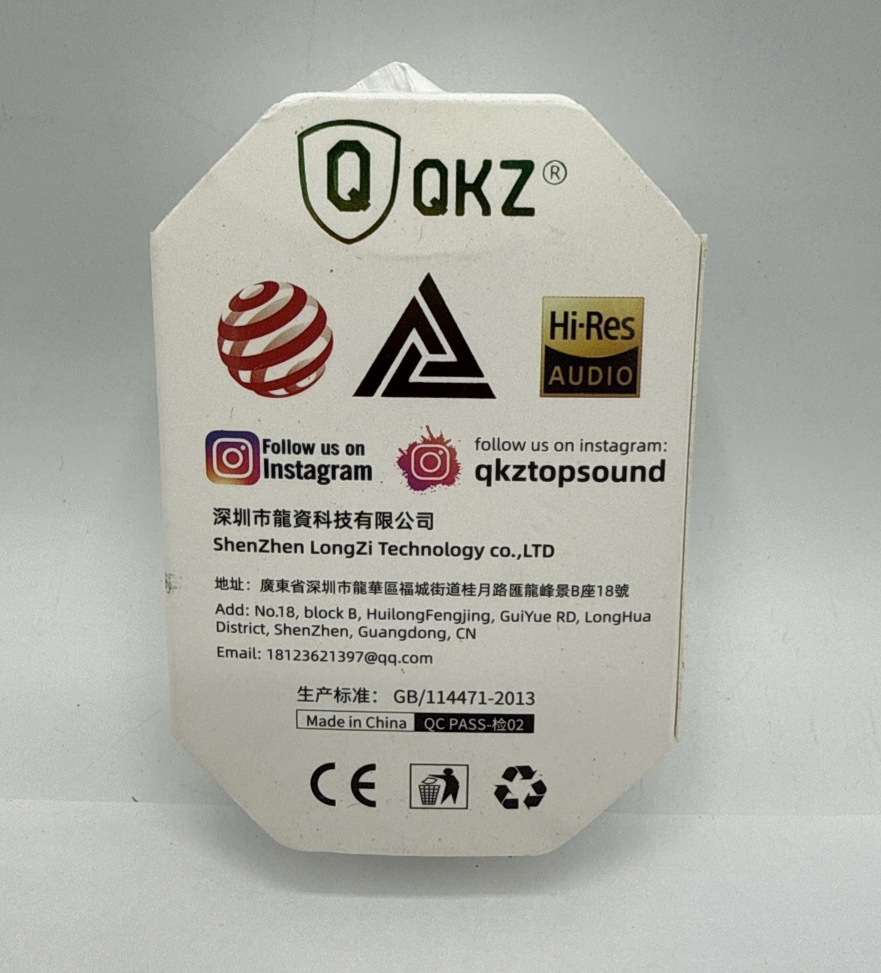 QKZ AK3 Pro IEM for Gaming Earbuds w/ Microphone (in Ear Monitor Headphones) CYN