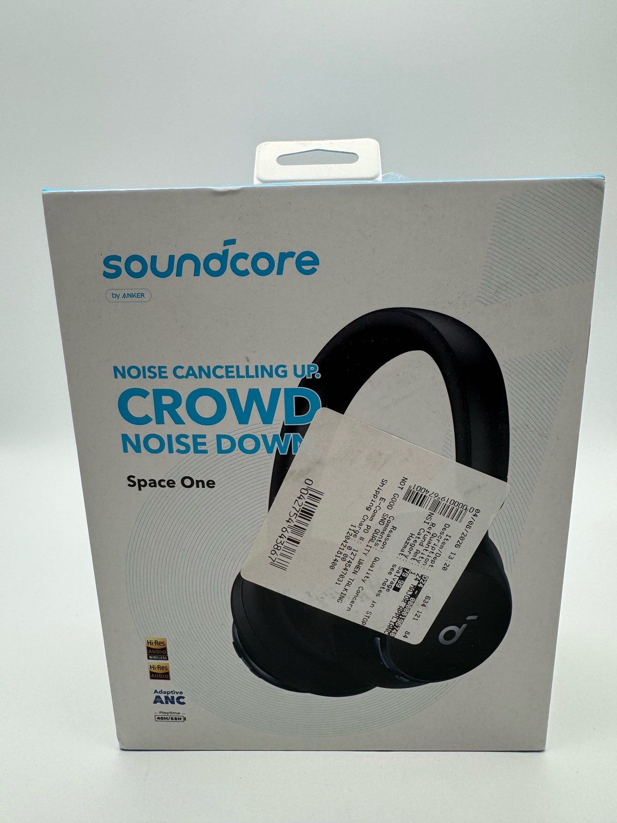 Soundcore Space One Active Noise Cancelling Wireless Headphones Hi-Res LDAC