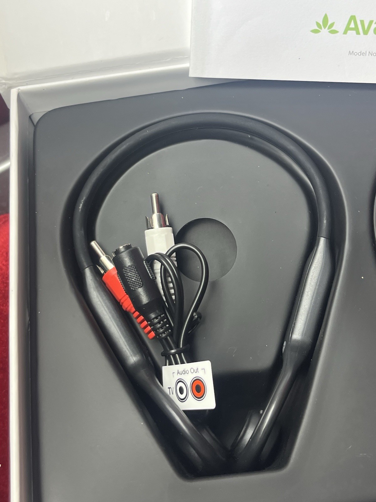 Avantree Medley Air – Wireless Earbuds for TV Listening with Clear Black