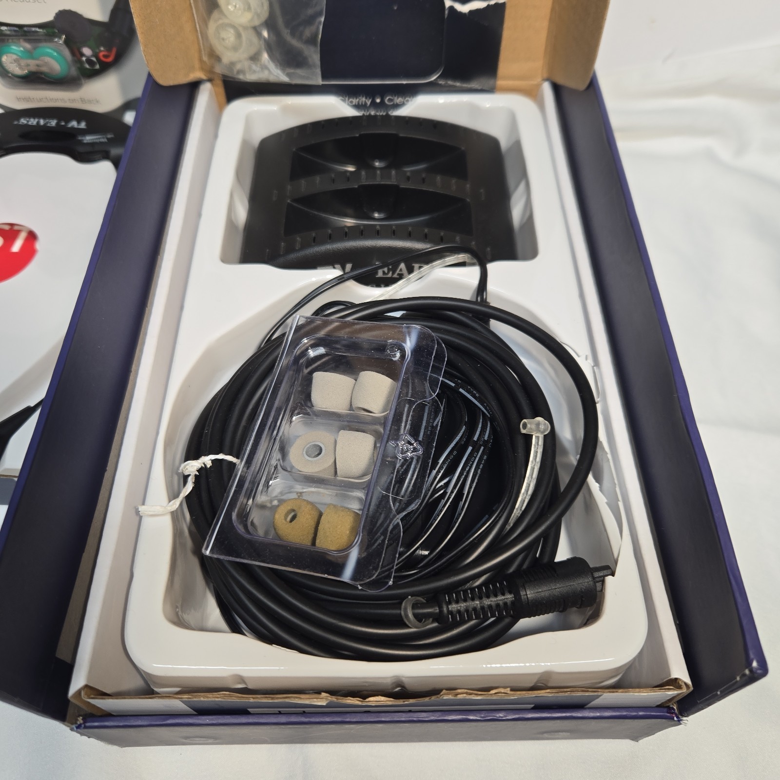 TV·Ears 5.0 Wireless Headset And Dual Digital Transmitter Kit Original Box