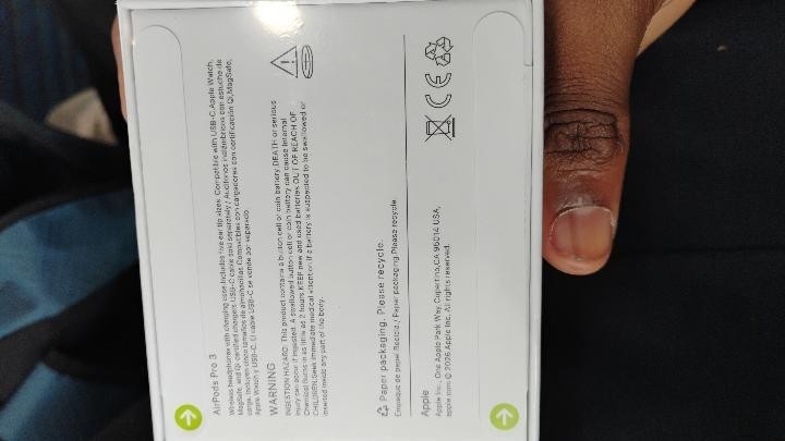 Apple AirPods Pro 3 Wireless Earbuds White Bluetooth/Wireless Headphones 2020s