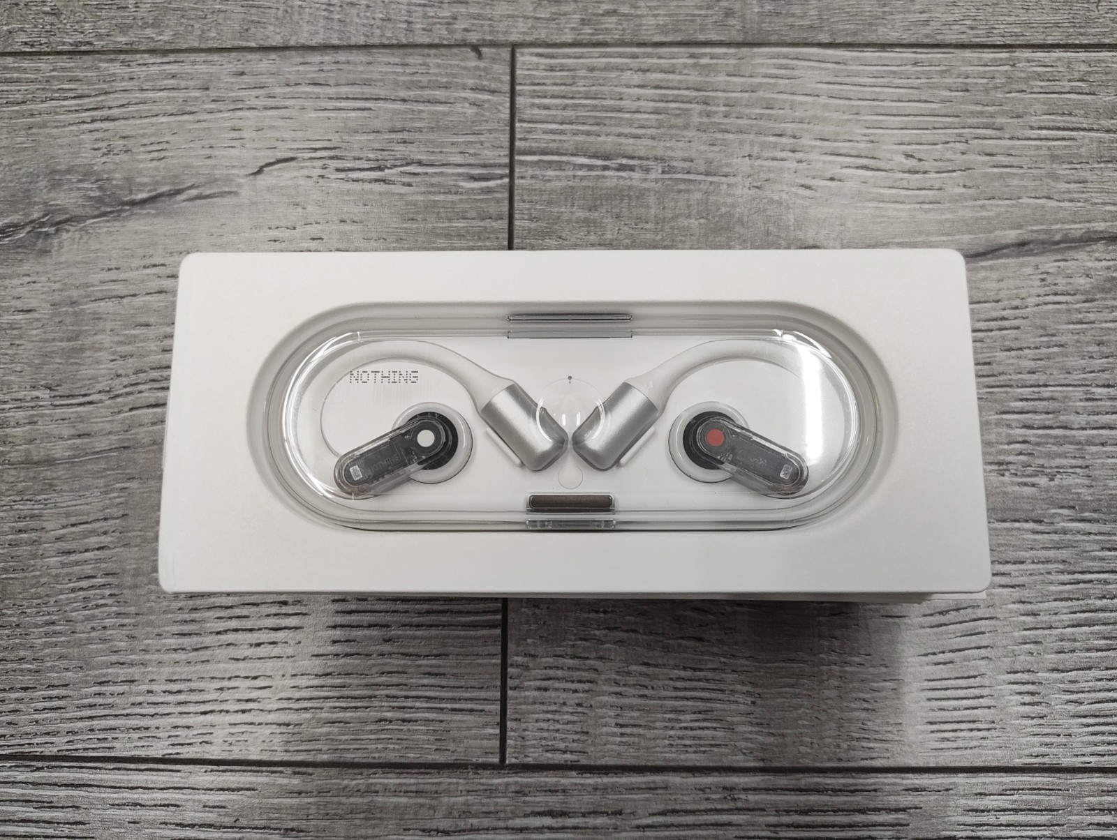 Nothing Ear (Open) Open-Ear Bluetooth Headphones, Earbuds with Earhooks – White