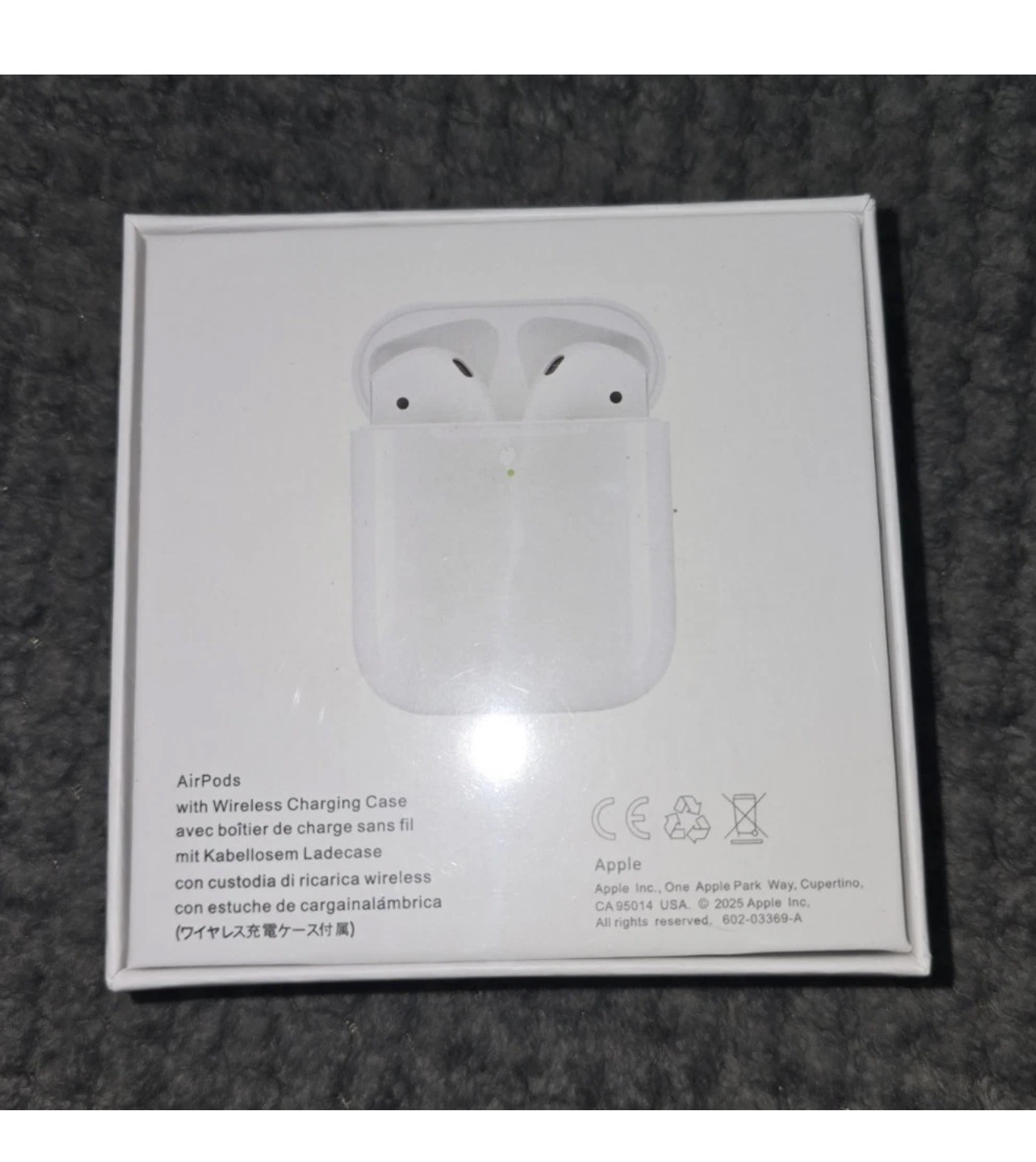 Apple AirPods 2nd Gen Wireless Bluetooth Earbuds with Charging Case, White