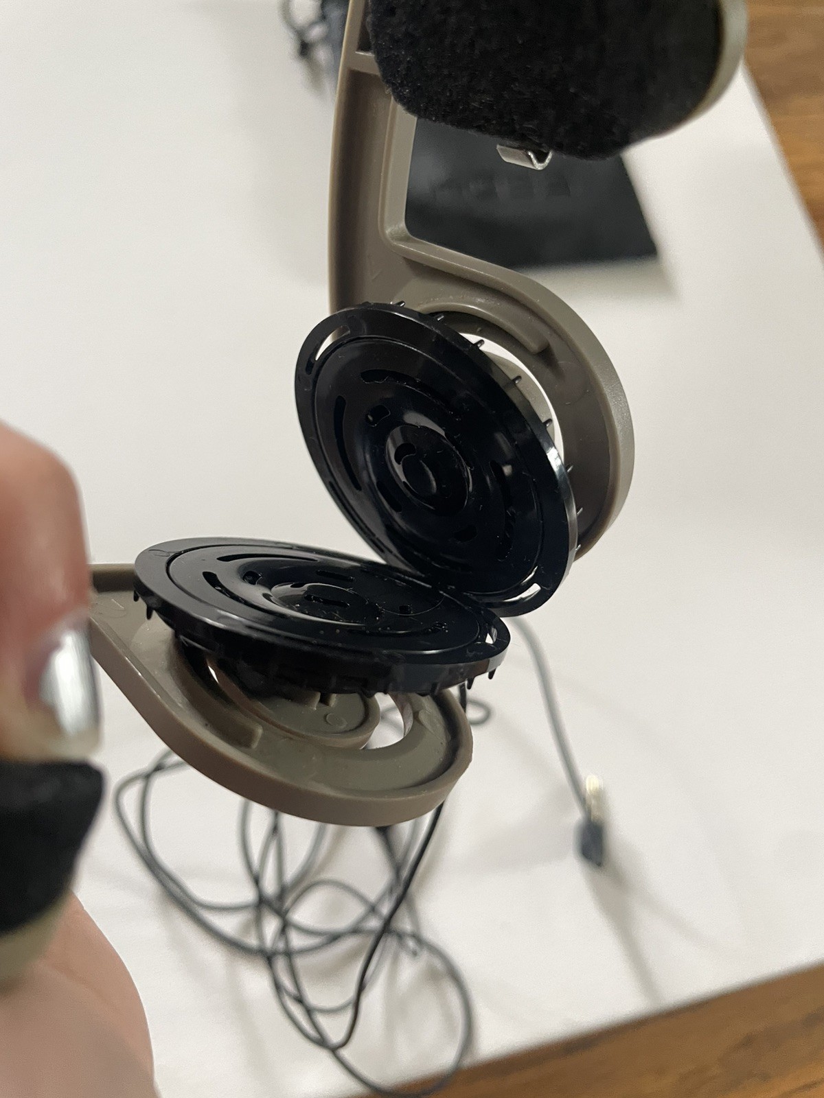 Koss Porta Pro Limited Edition Rhythm Beige On-Ear Headphones with Microphone