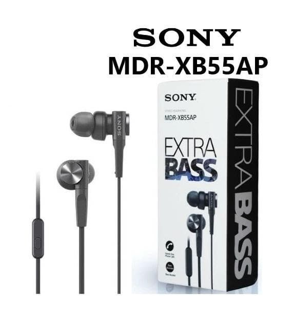 SONY MDR-XB55AP EXTRA BASS Wired In-Ear Headset Earphones Headphone MDRXB55AP