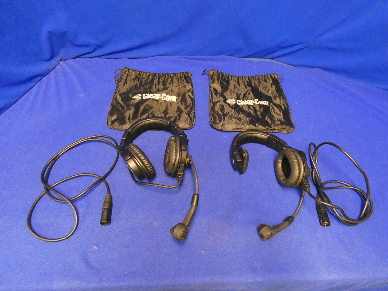 Clear-Com CC-400 Dual Muff Headset w/5-Pin Male, CC-300 Single Muff (XLR5M)