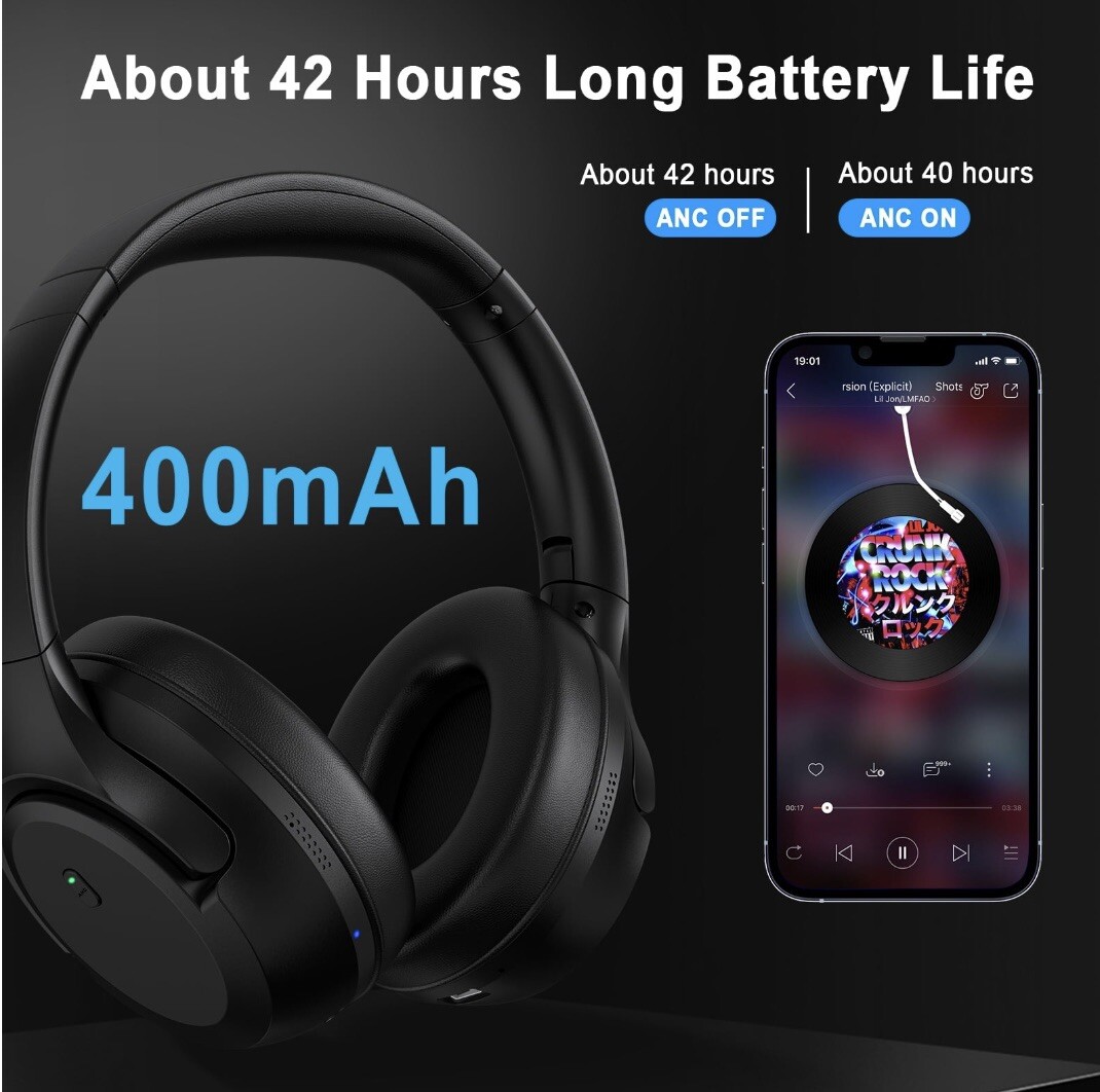 Brand New VILINICE Bluetooth Headphones, Noise Cancelling
