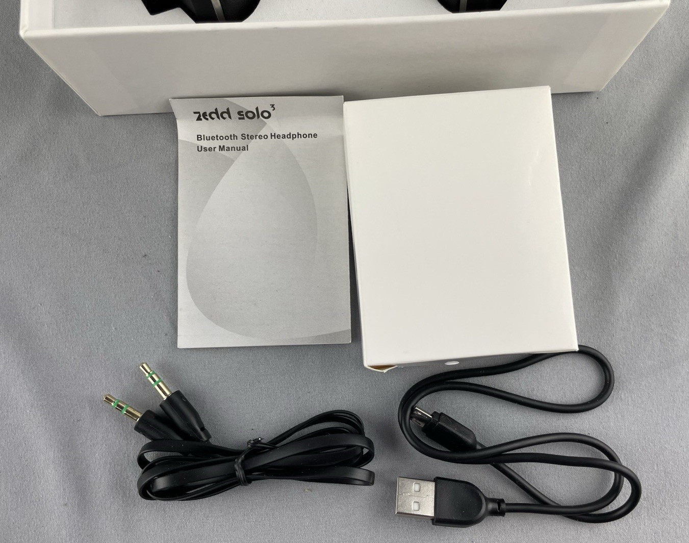 Zedd Solo 3 Wireless Headphones Black Open Box