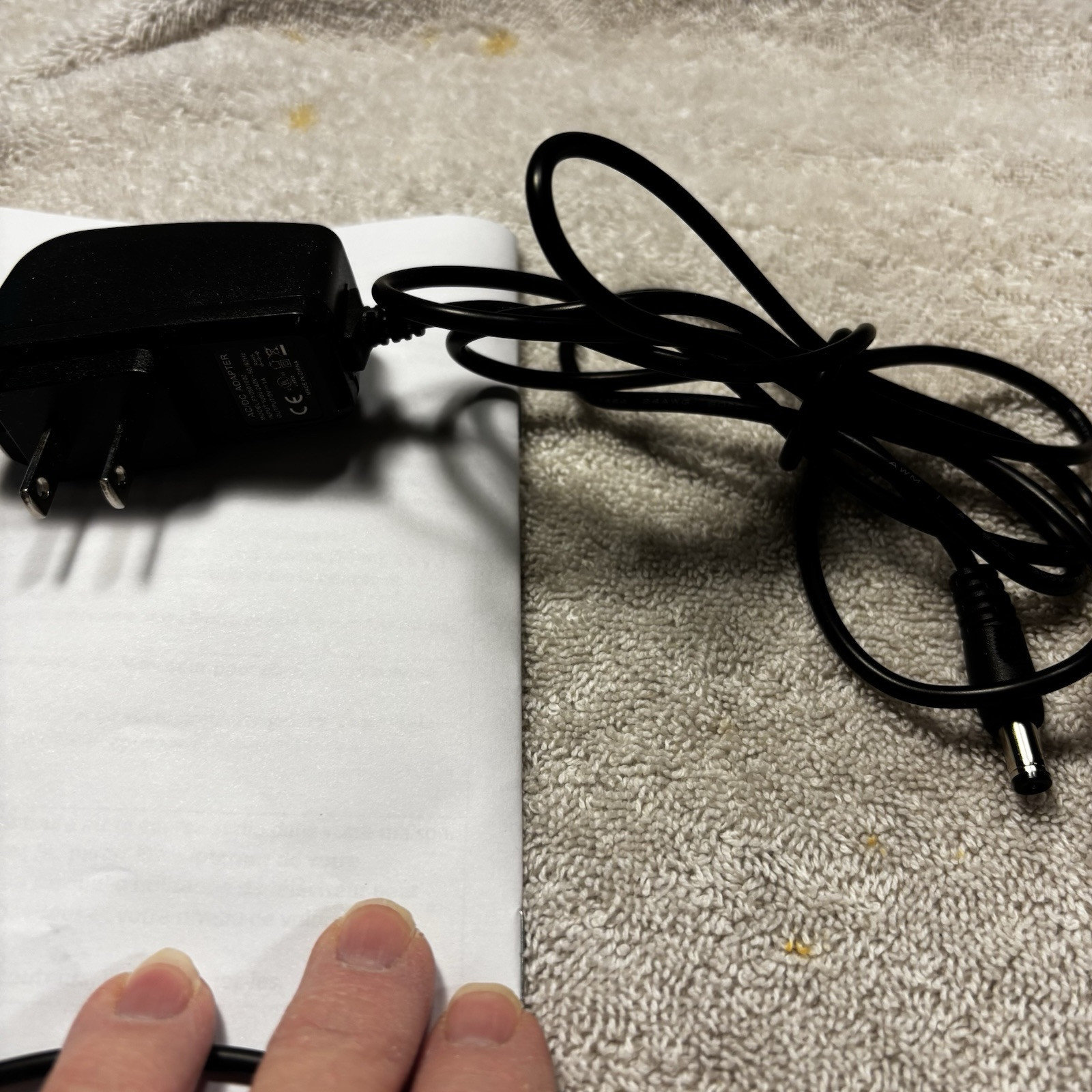 Wireless Headphones for TV Watching with 2.4G RF Transmitter Charging Black