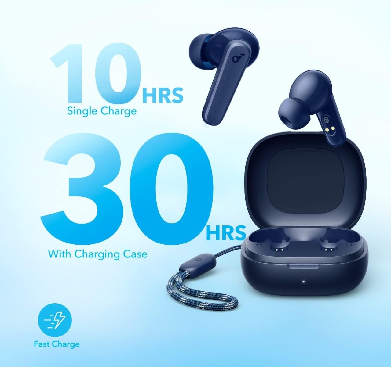 Soundcore by P20I True Wireless Earbuds, 10Mm Drivers with Big Bass, Bluetooth