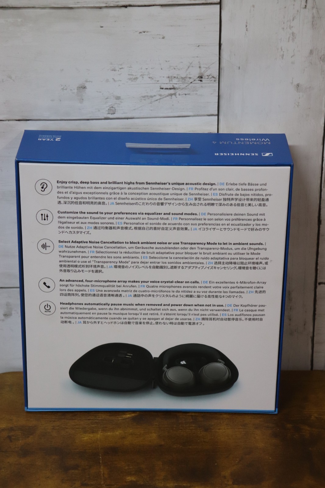 Sennheiser Momentum 4 wireless over-ear NC headphones (graphite)