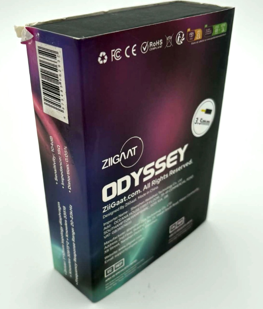 ZiiGaat Odyssey IEM In-Ear monitor Headphones 1DD+3BA Hybrid IEM Earphone