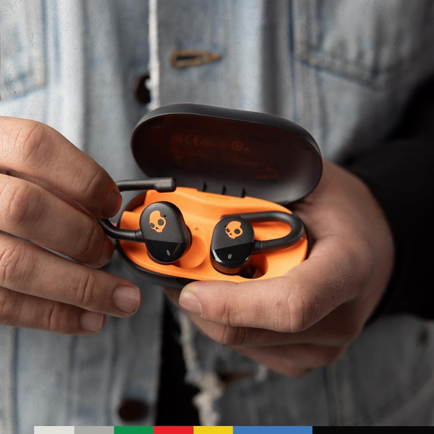 Skullcandy Push Play True Wireless Earbuds Water Resistant Black S2PPW-S749