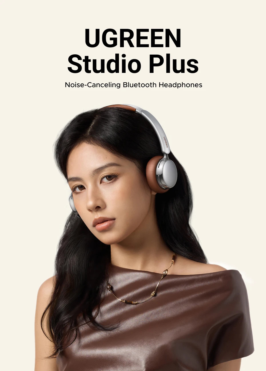 UGREEN Studio Plus 25dB ANC Active Noise Reduction Wireless In Ear Type
