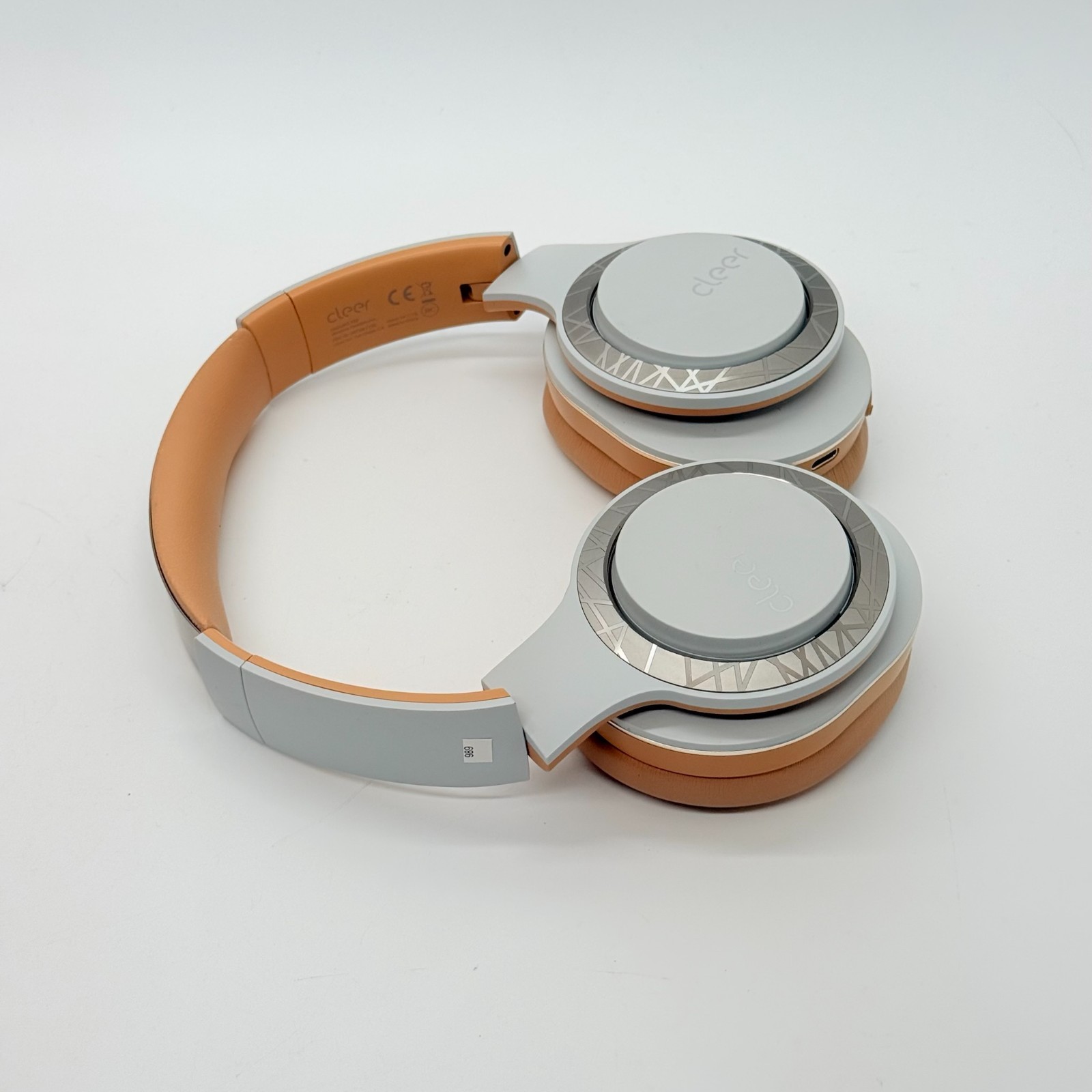 Cleer Audio ANC Noise Canceling Bluetooth Headphones, Smart Control, Beige Tan