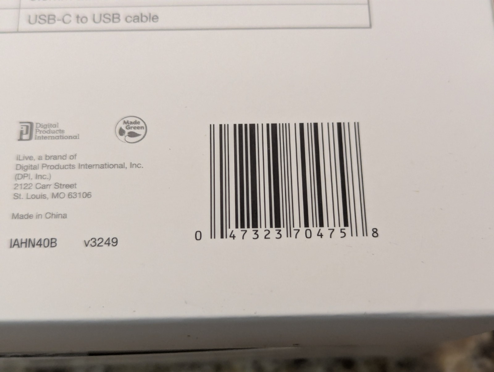 Ilive Active Noise Canceling Bluetooth Hedphones IAHN40B Matte Finish