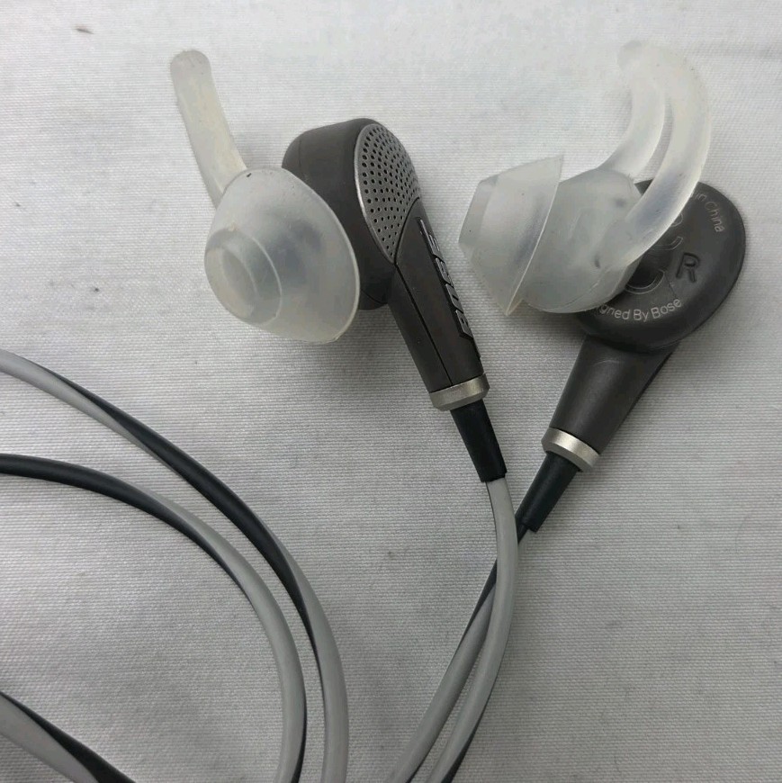 Bose QuietComfort QC20 Noise Cancelling Headphones Earphones w/Case