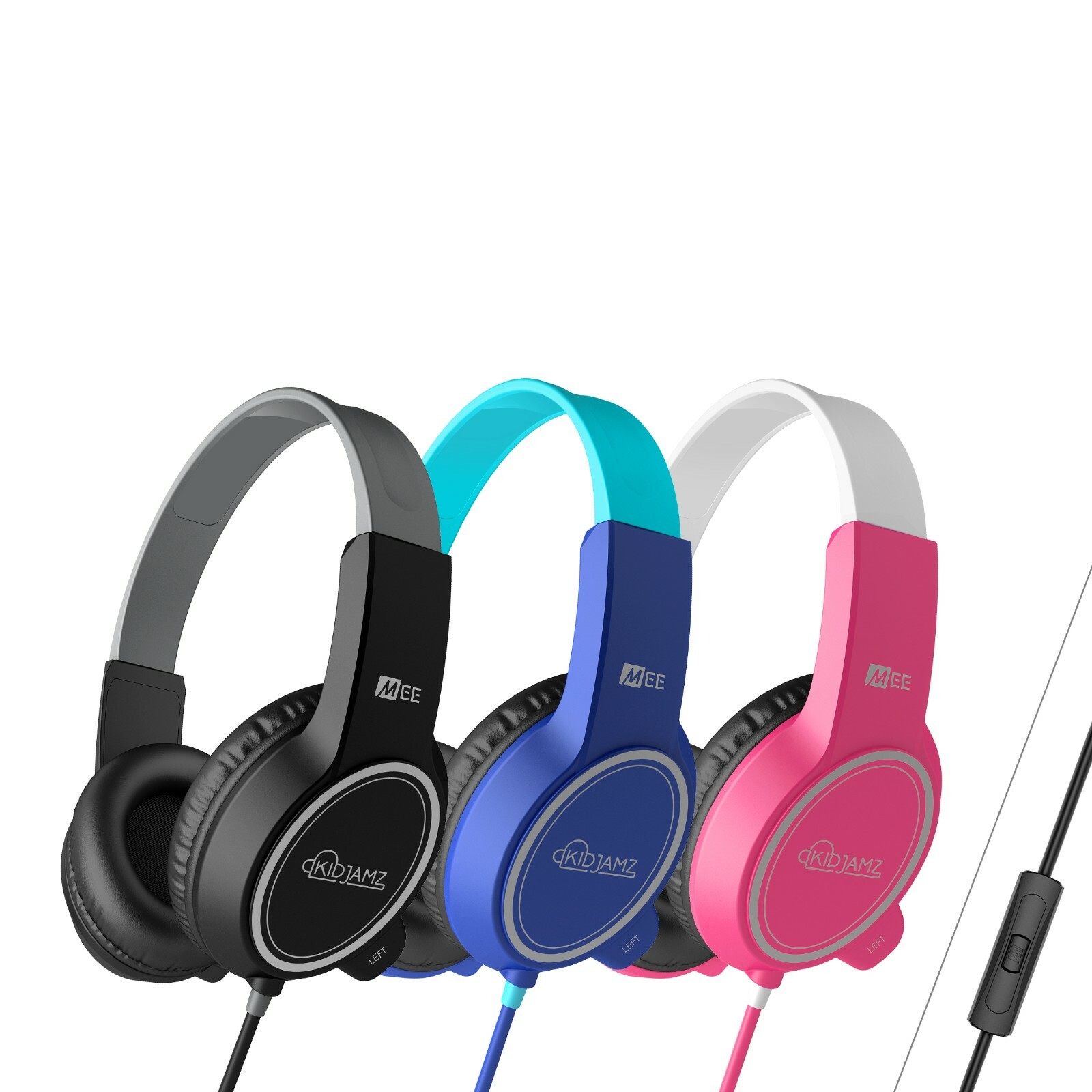 MEE audio KidJamz 3 Child Safe Headphones with Volume-Limiting Technology w/ MIC