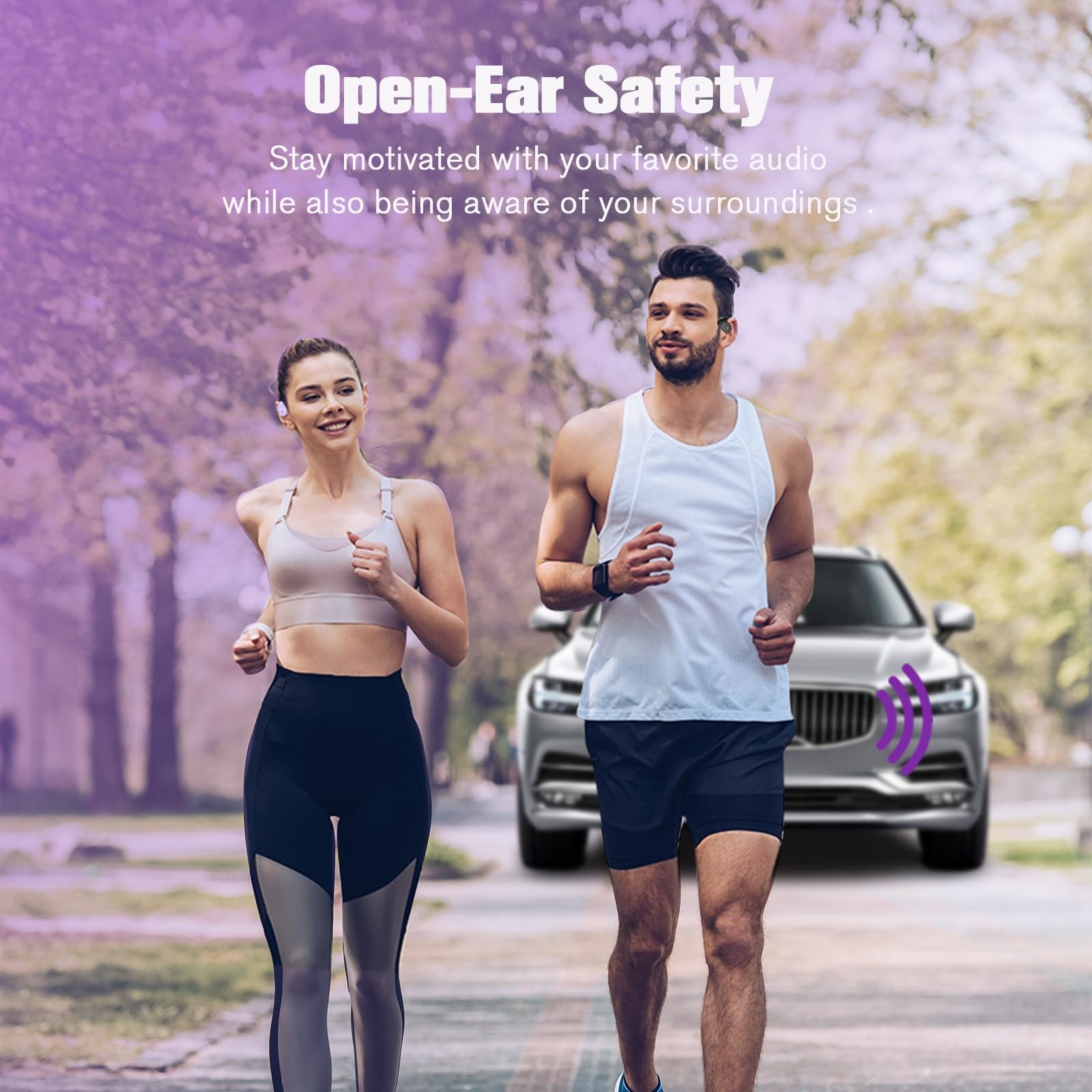 Over The Ear Earbuds Open Ear Buds Headphones Over Ear Air Bone Conduction Ea…