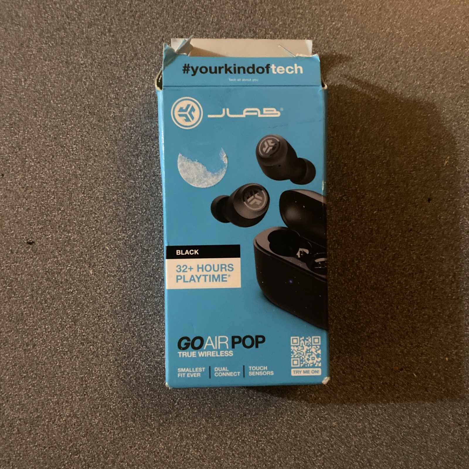 JLab – GO Air POP True Wireless In-Ear Headphones – Black