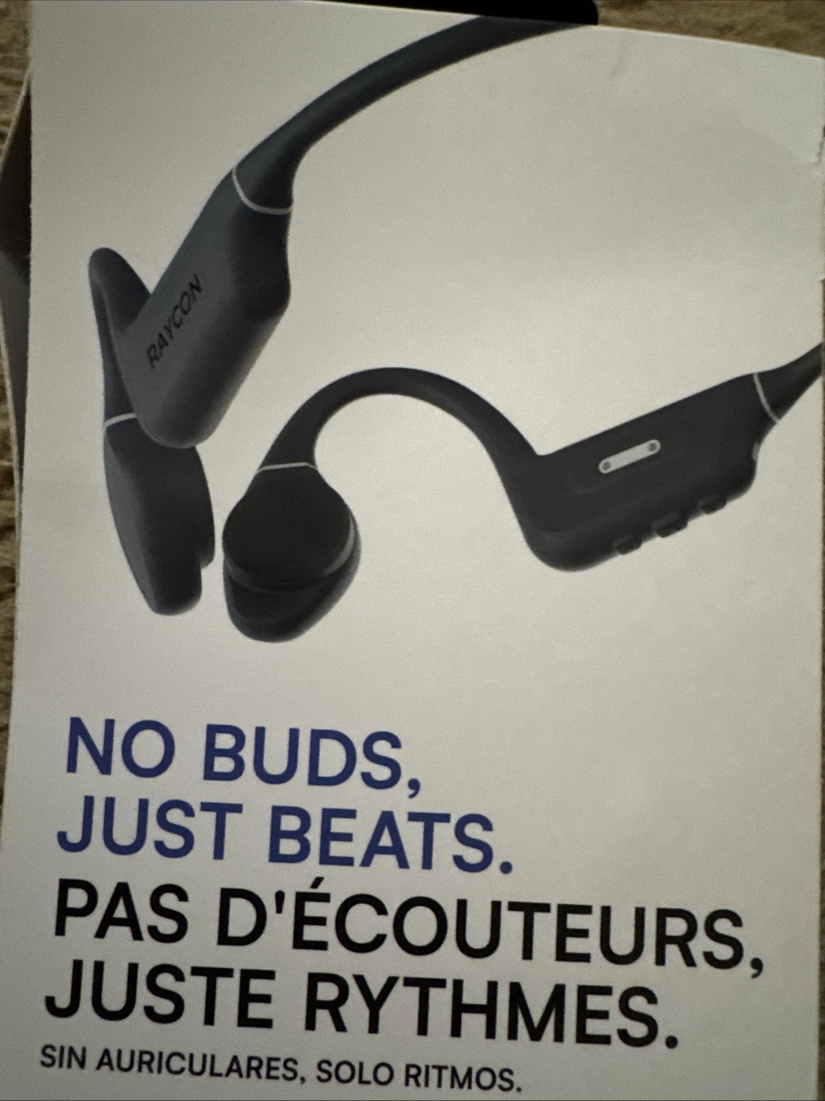 Raycon Bone Conduction Headphones (Gray, Model: RBB842)