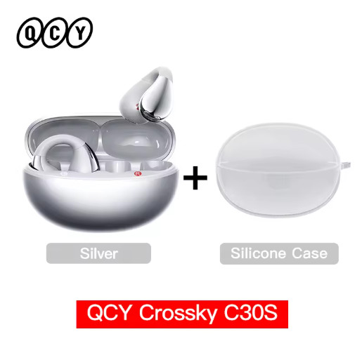 QCY Crossky C30S Open Ear Earbuds LDAC Bluetooth 6.0 Sports Clip