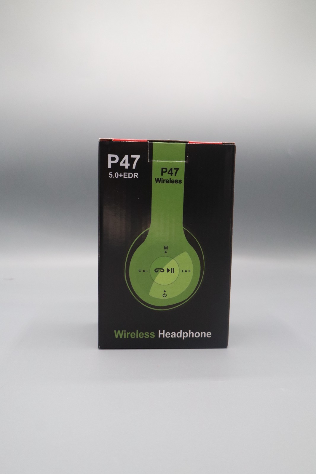 P47 Wireless Headphones Bluetooth 5.0+EDR Foldable Over-Ear with Mic, FM & SD –