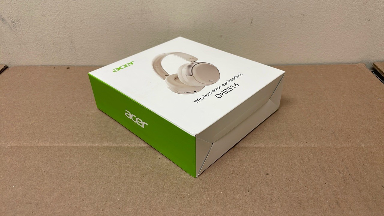 Acer OHR516 ANC Wireless Bluetooth 5.4 Headphones 48dB ANC Headsets 40mm White