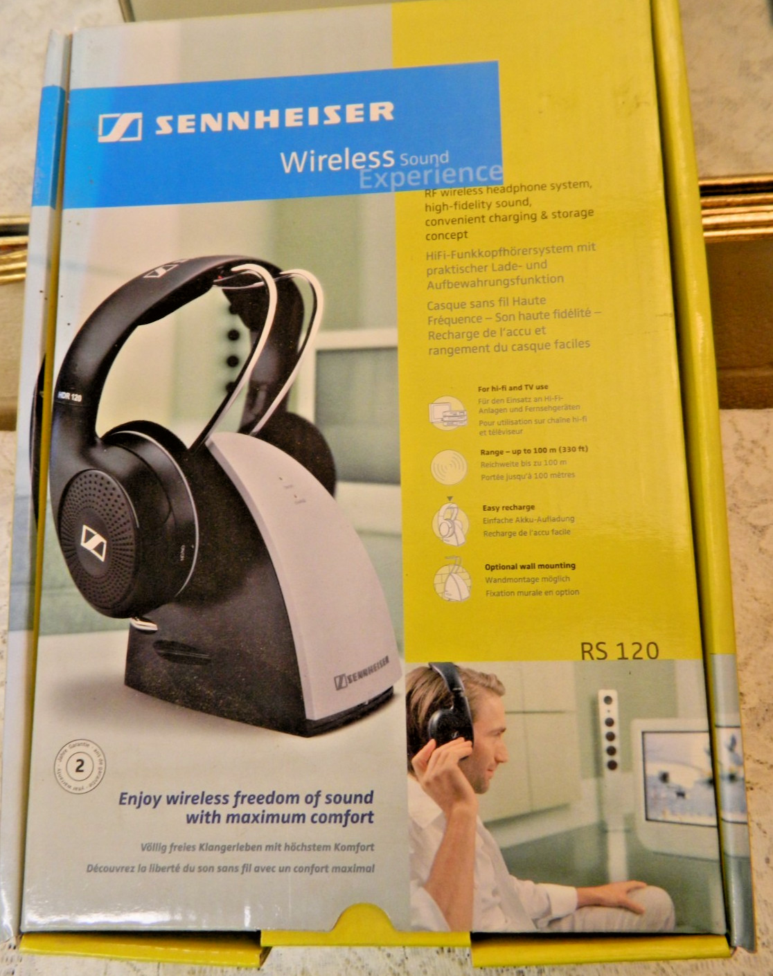 Sennheiser RS 120 Sound Experience Max Comfort Wireless Headphones