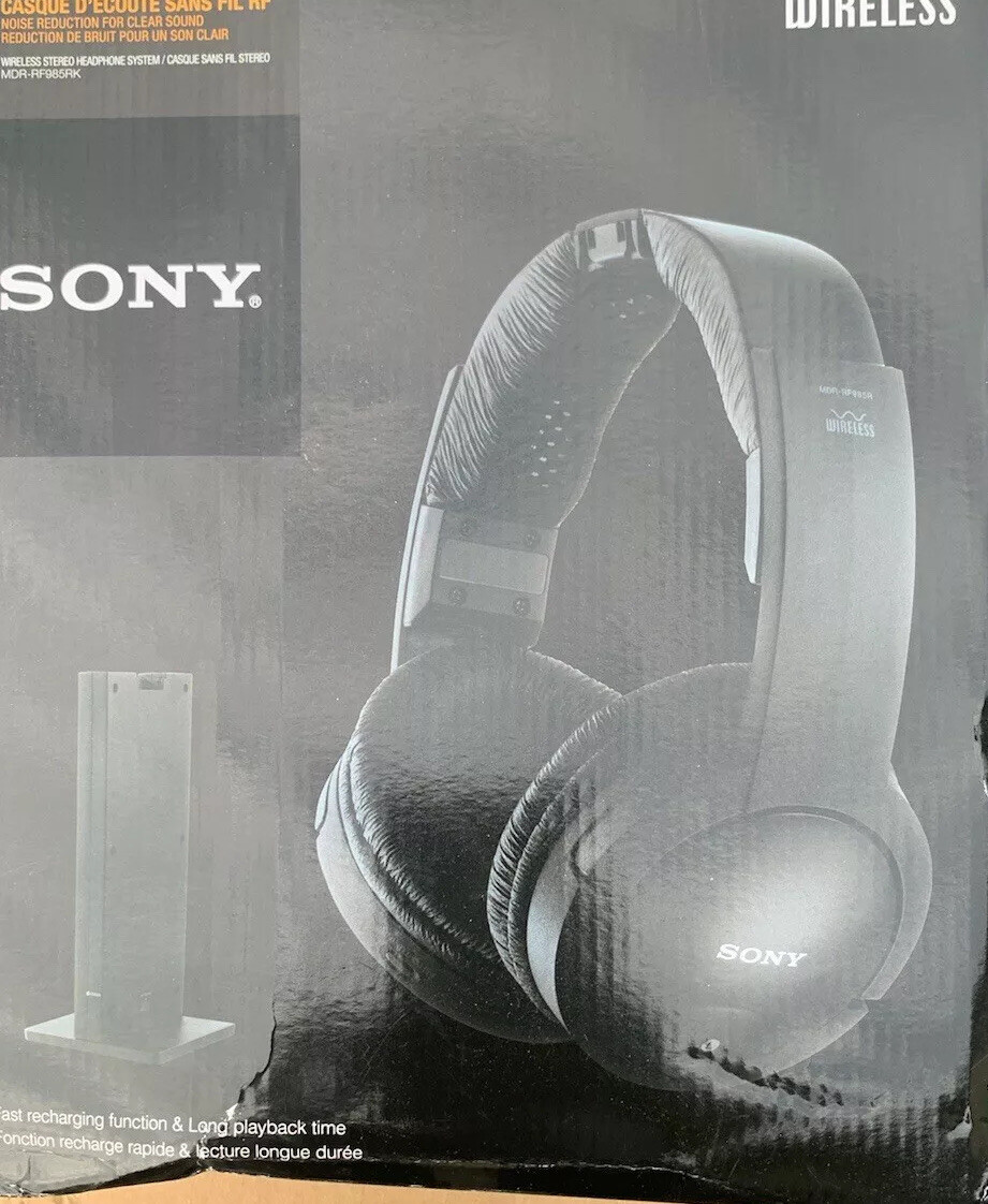 Sony MDR-RF985RK Wireless OverEar TV Stereo Headphone System