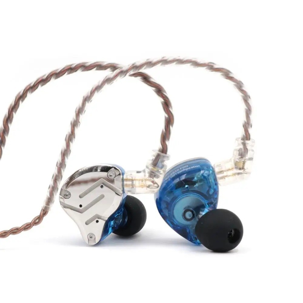 KZ ZS10 Pro 4BA+1DD 5 Driver In-Ear Hifi Metal Earphones With Detachable Cable
